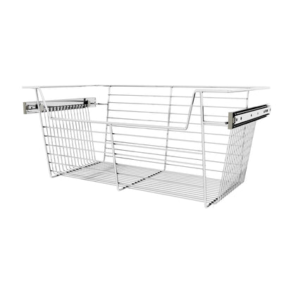Rev-A-Shelf Closet Basket Pullouts, Chrome, 24"
