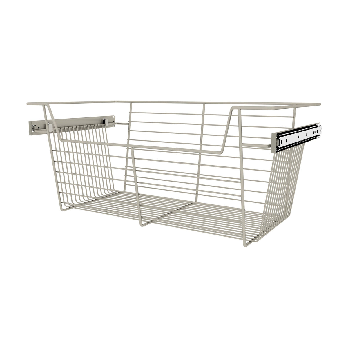 Rev-A-Shelf Closet Basket Pullouts, Satin Nickel, 24"