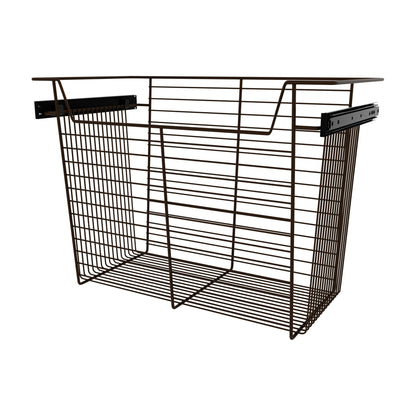 Rev-A-Shelf Closet Basket Pullouts, Bronze, 24"