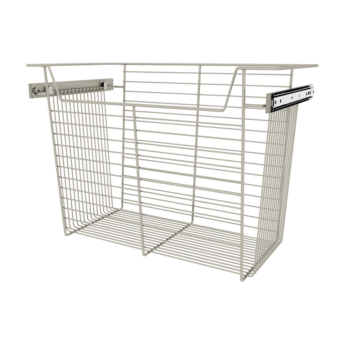 Rev-A-Shelf Closet Basket Pullouts, Satin Nickel, 24"
