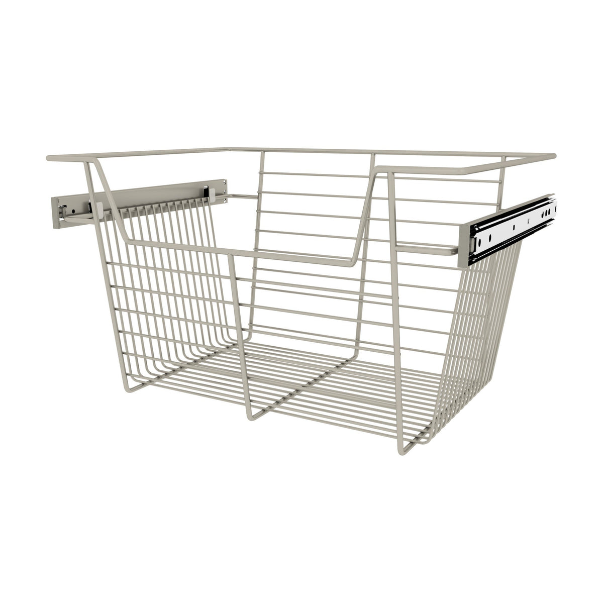 Rev-A-Shelf Closet Basket Pullouts, Satin Nickel, 18"
