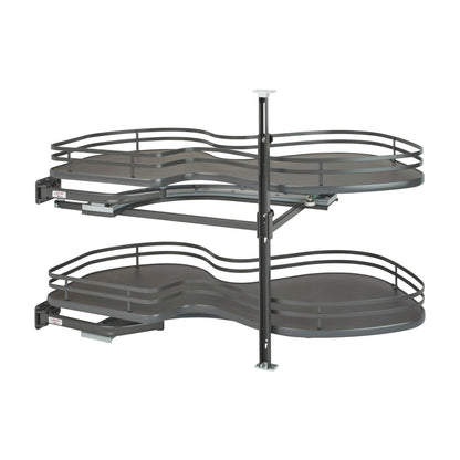Rev-A-Shelf 'Cloud' Contemporary Blind Corner, Orion Gray, 18"