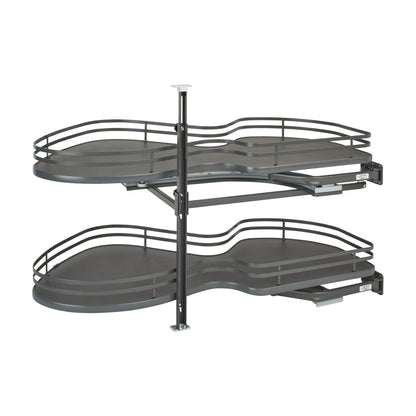 Rev-A-Shelf 'Cloud' Contemporary Blind Corner, Orion Gray, 21"