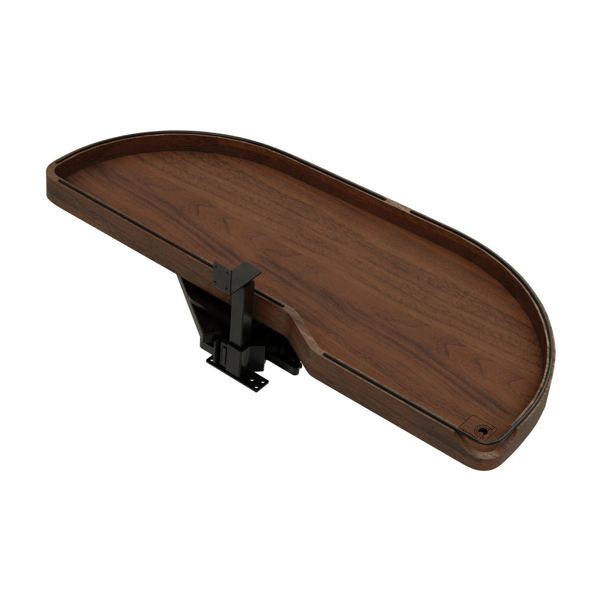 Rev-A-Shelf Craftsman Collection Solid Wood Girasolo with Soft-Close for Blind Corner Cabinets, Walnut, 18"