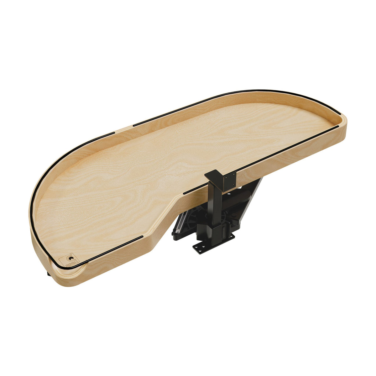 Rev-A-Shelf Craftsman Collection Solid Wood Girasolo with Soft-Close for Blind Corner Cabinets, Maple, 15"