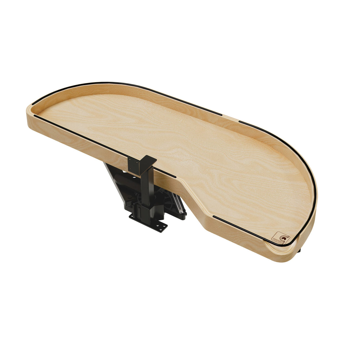 Rev-A-Shelf Craftsman Collection Solid Wood Girasolo with Soft-Close for Blind Corner Cabinets, Maple, 15"