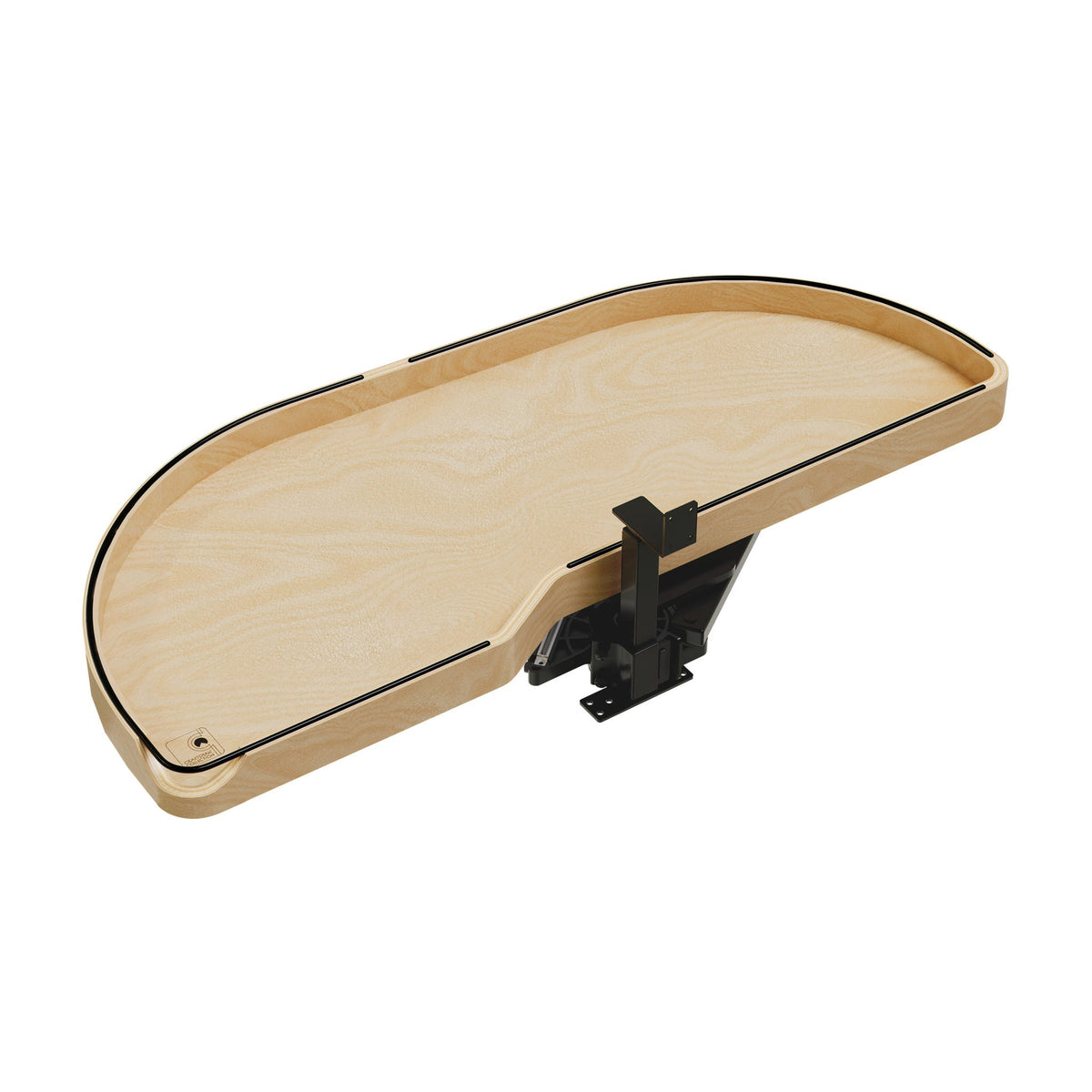 Rev-A-Shelf Craftsman Collection Solid Wood Girasolo with Soft-Close for Blind Corner Cabinets, Maple, 18"