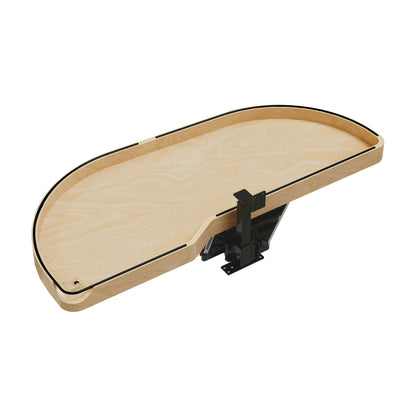 Rev-A-Shelf Craftsman Collection Solid Wood Girasolo with Soft-Close for Blind Corner Cabinets, Maple, 18"