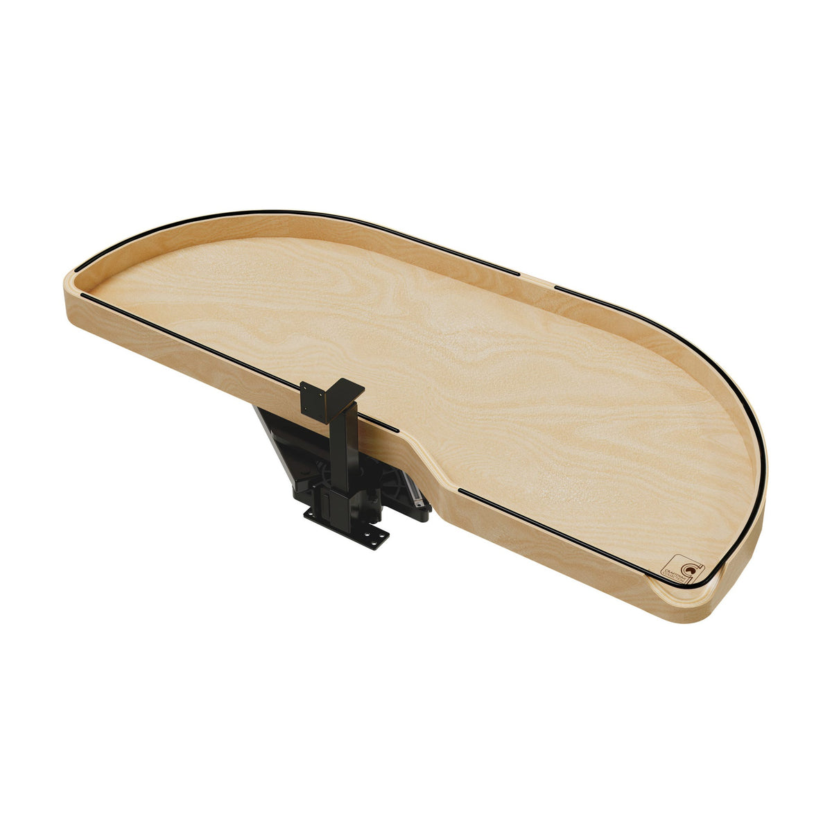 Rev-A-Shelf Craftsman Collection Solid Wood Girasolo with Soft-Close for Blind Corner Cabinets, Maple, 18"