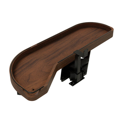 Rev-A-Shelf Craftsman Collection Solid Wood Girasolo with Soft-Close for Blind Corner Cabinets, Walnut, 12"