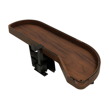 Rev-A-Shelf Craftsman Collection Solid Wood Girasolo with Soft-Close for Blind Corner Cabinets, Walnut, 12"