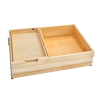 Rev-A-Shelf Deep Tiered Drawer (Face Frame), Maple, 36"