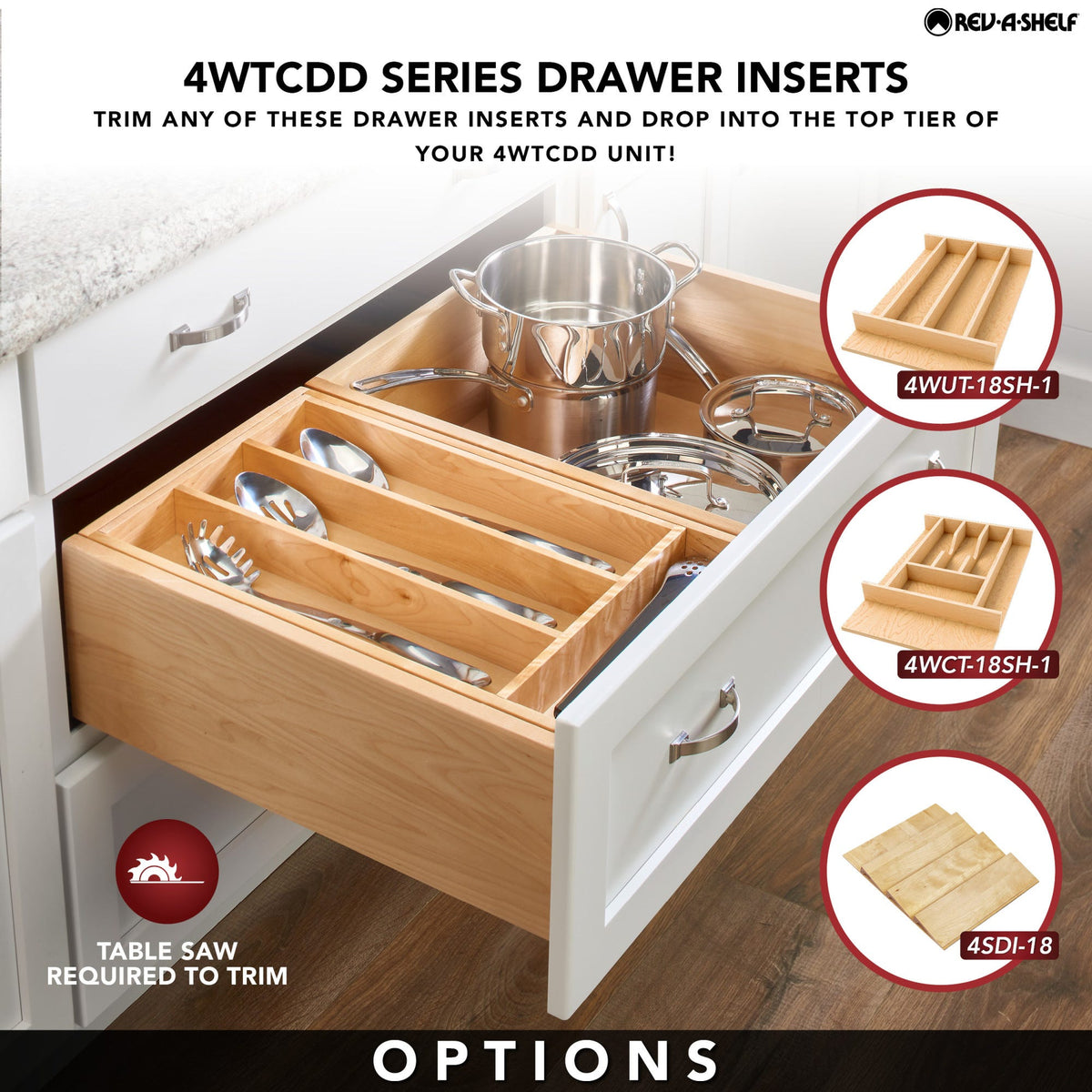 Rev-A-Shelf Deep Tiered Drawer (Full Access)