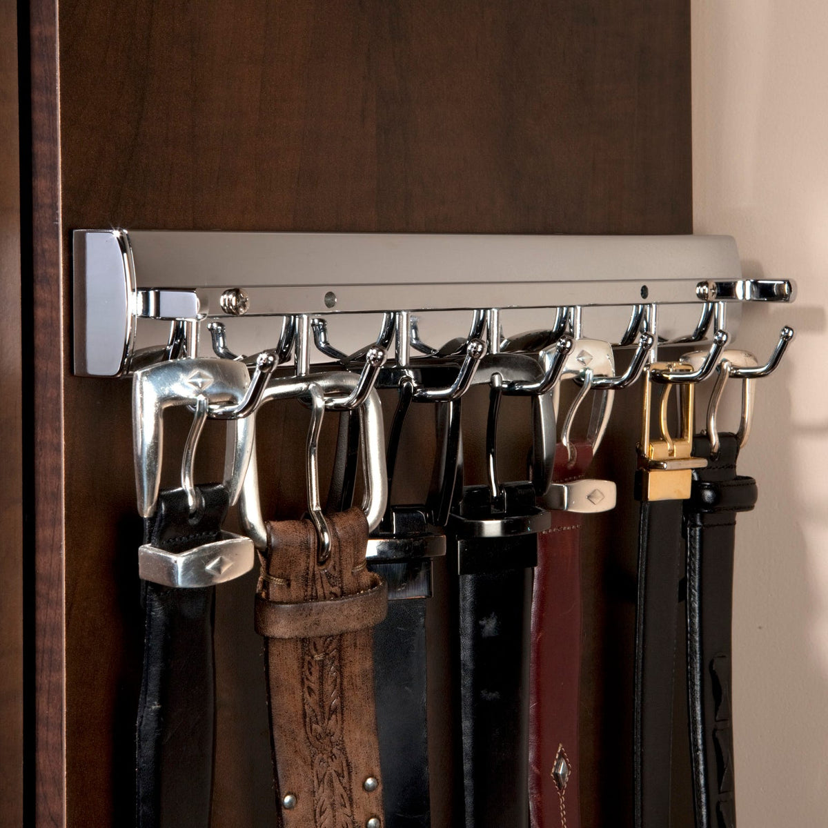 Rev-A-Shelf Deluxe Pop-Out Belt Rack