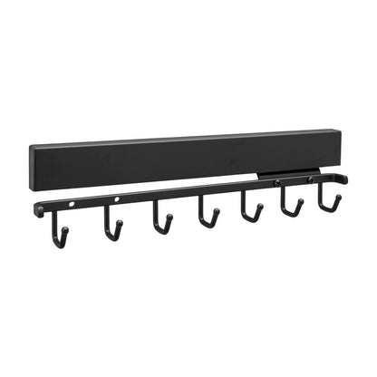 Rev-A-Shelf Deluxe Slide Belt Rack, Matte Black, 14"