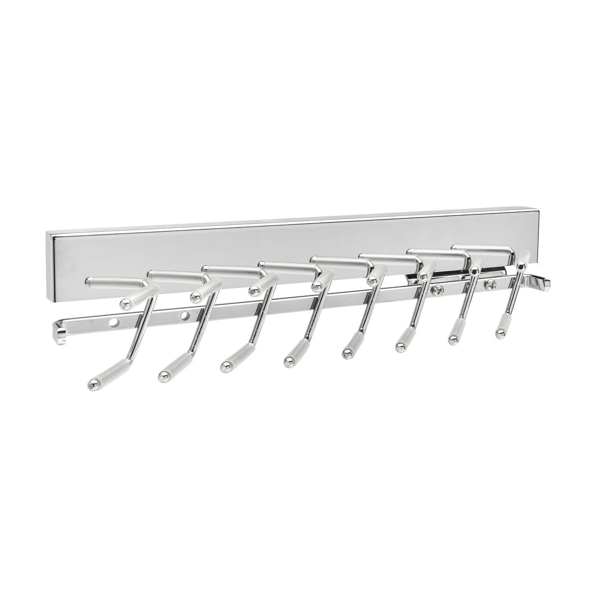Rev-A-Shelf Deluxe Slide Tie Rack, Chrome, 14"