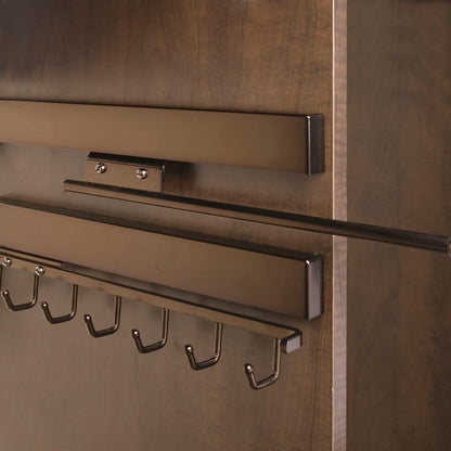 Rev-A-Shelf Deluxe Slide Valet Rod, bronze