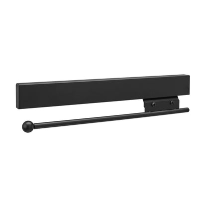 Rev-A-Shelf Deluxe Slide Valet Rod, Matte Black, 14"