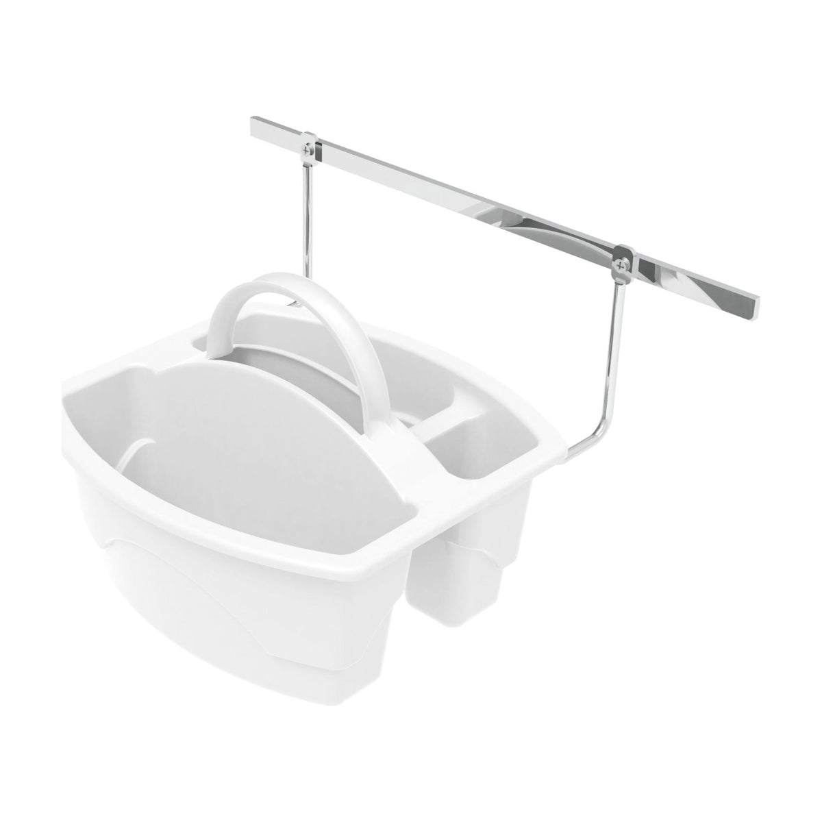 Rev-A-Shelf Door Mount Cleaning Caddy, White, 9.75"