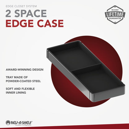 Rev-A-Shelf Edge Closet System for 19-3/4" to 30-1/2" Openings, 16" Deep, powder-coated