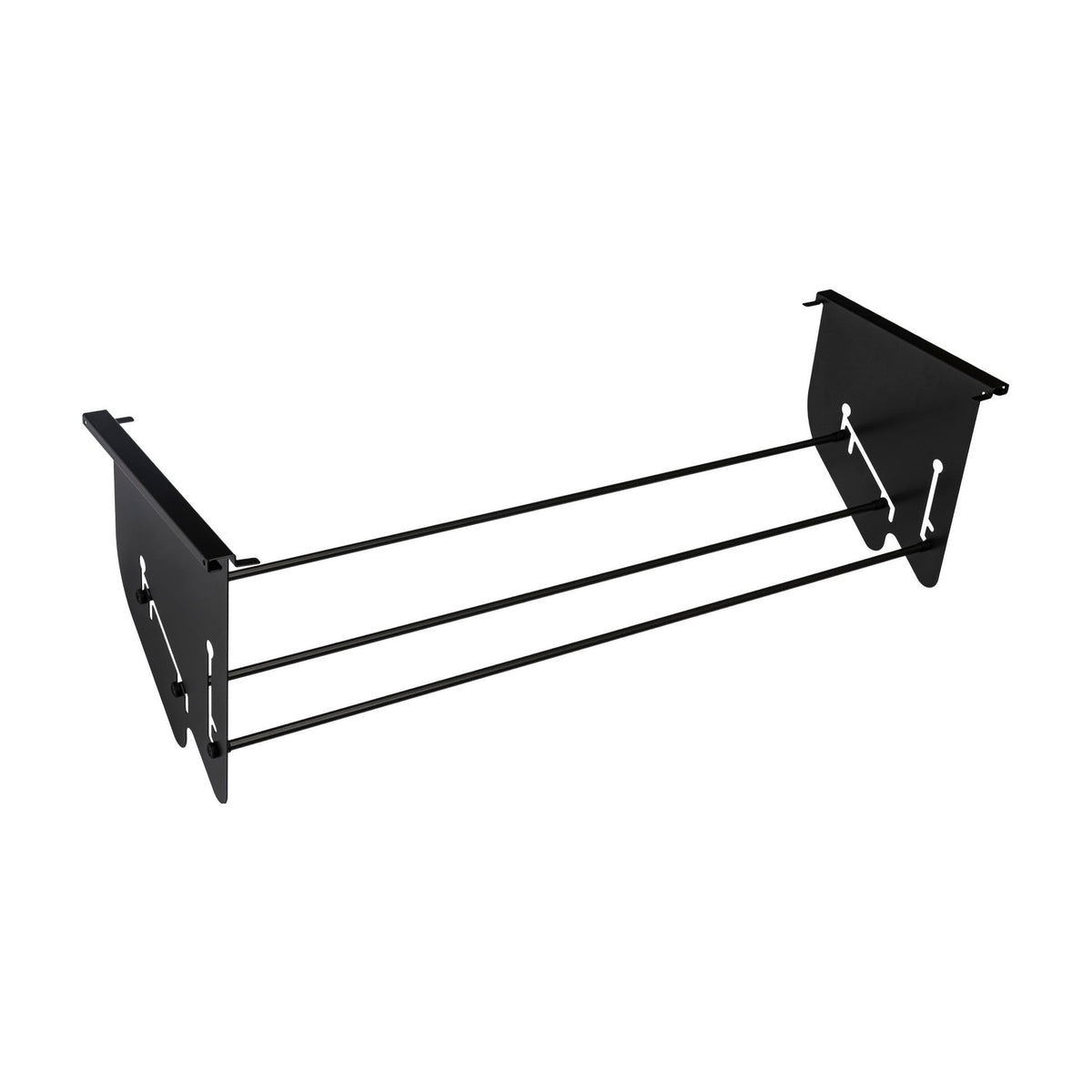 Rev-A-Shelf Edge Closet System for 19-3/4" to 30-1/2" Openings, 16" Deep, Powder-Coated, 16.02"