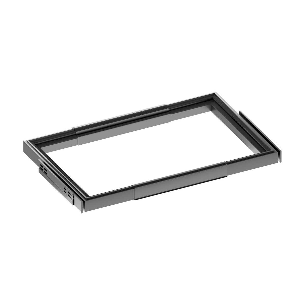 Rev-A-Shelf Edge Closet System for 19-3/4" to 30-1/2" Openings, 20" Deep, Powder-Coated, 19-3/4"