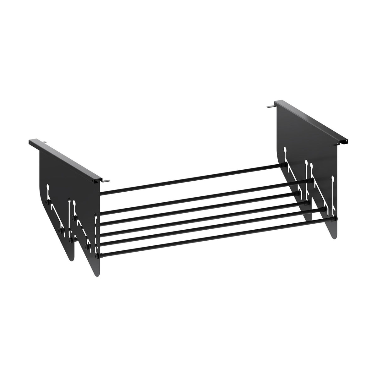Rev-A-Shelf Edge Closet System for 19-3/4" to 30-1/2" Openings, 20" Deep, Powder-Coated, 16.02"