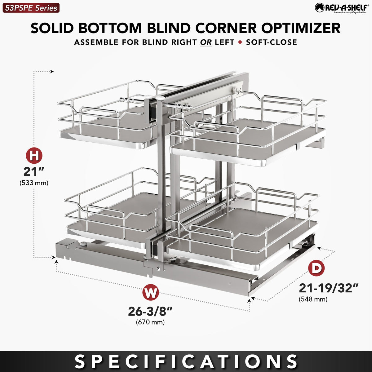 Rev-A-Shelf Elite Blind Corner Optimizer