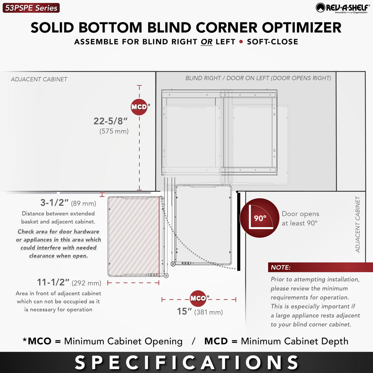 Rev-A-Shelf Elite Blind Corner Optimizer