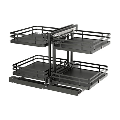 Rev-A-Shelf Elite Blind Corner Optimizer, Orion Gray, 18"