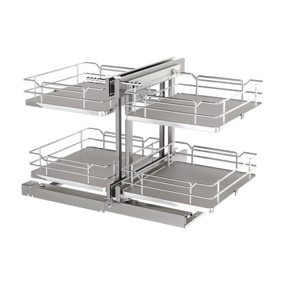Rev-A-Shelf Elite Blind Corner Optimizer, Gray, 18"