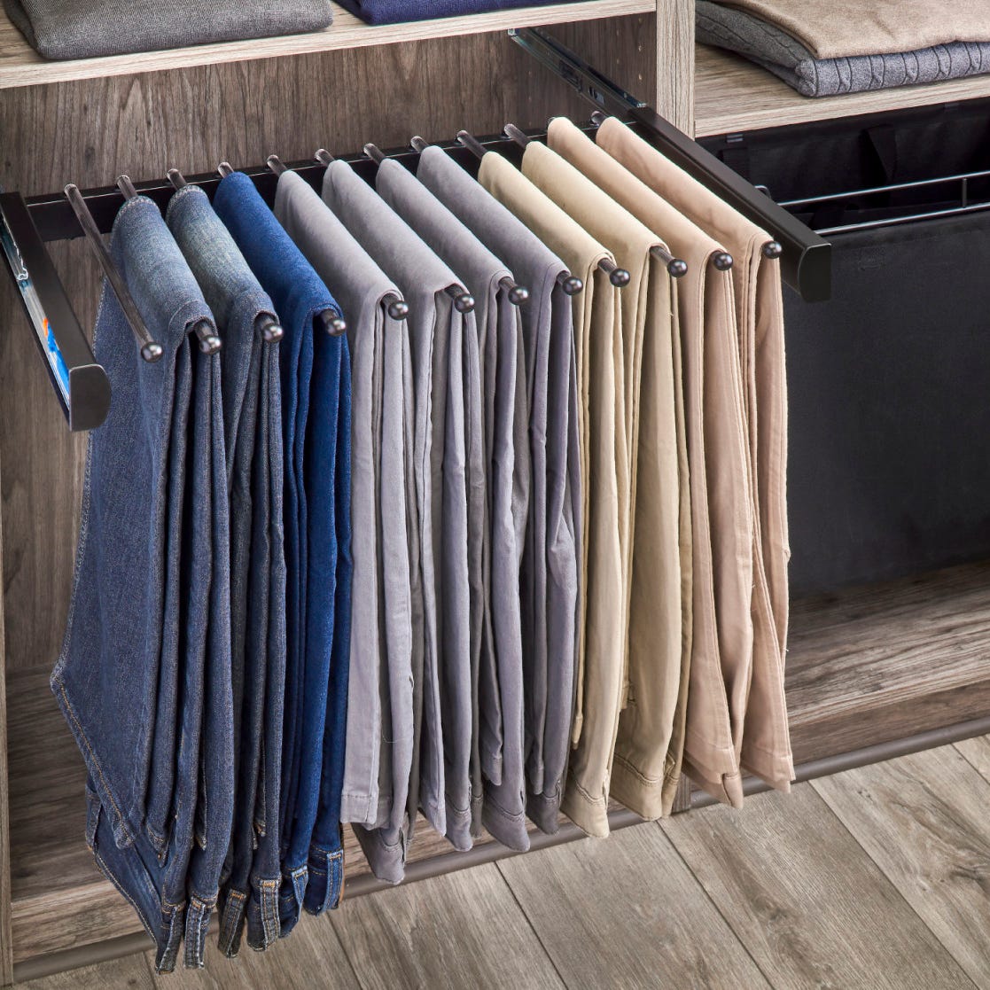 Rev-A-Shelf Elite Pullout Pants Rack
