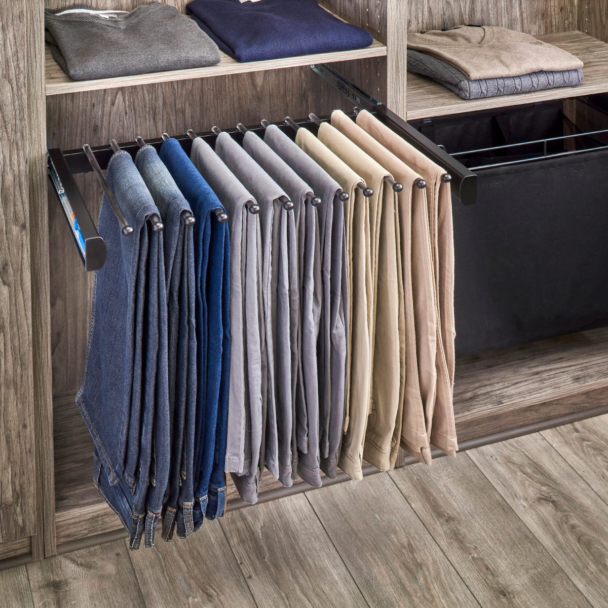 Rev-A-Shelf Elite Pullout Pants Rack