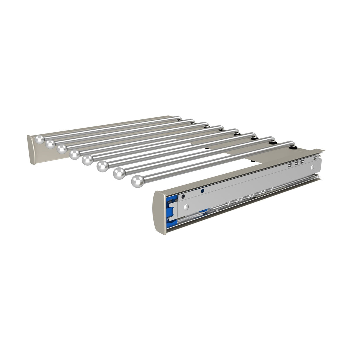 Rev-A-Shelf Elite Pullout Pants Rack, Satin Nickel, 18"