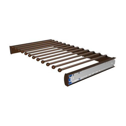 Rev-A-Shelf Elite Pullout Pants Rack, Bronze, 24"