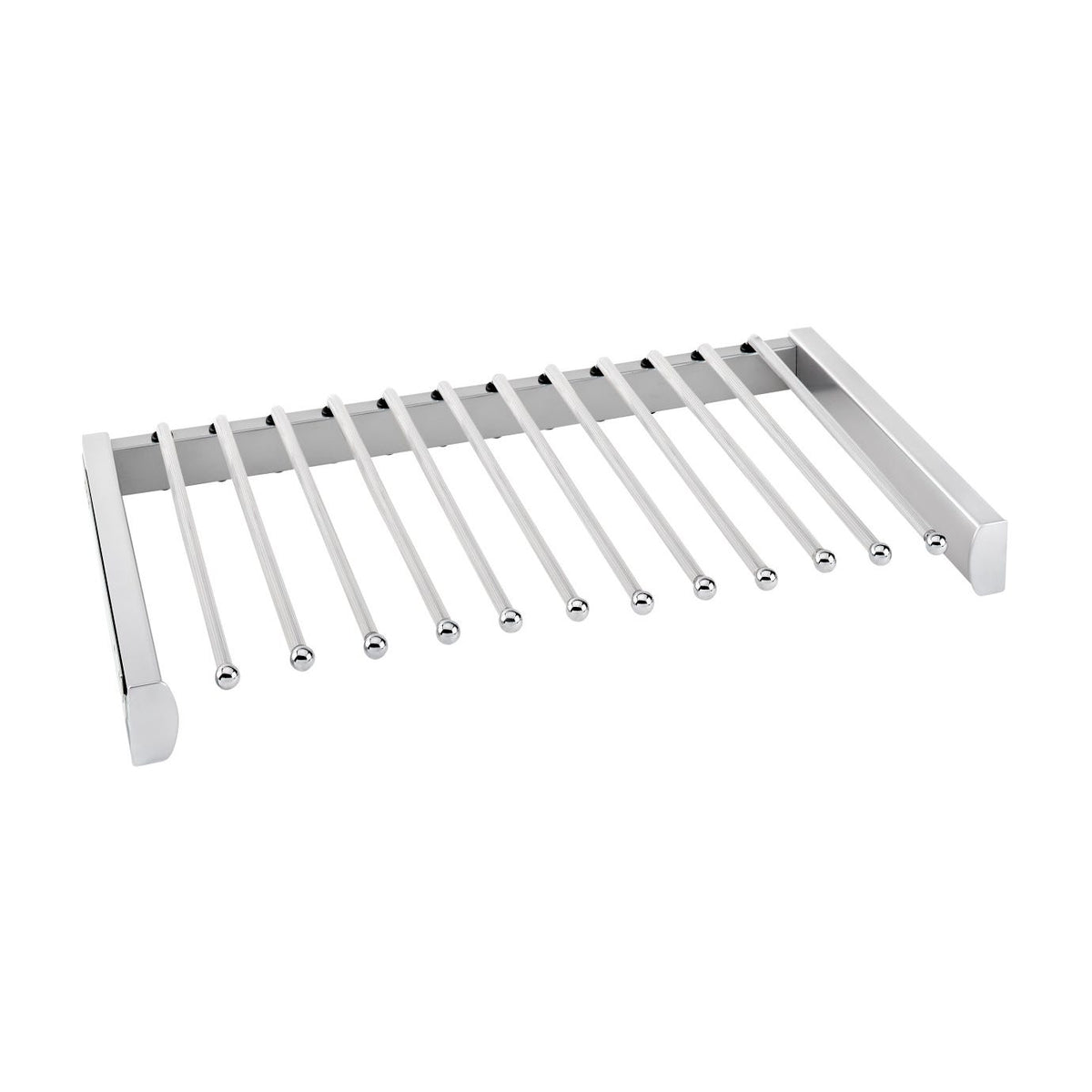 Rev-A-Shelf Elite Pullout Pants Rack, Chrome, 24"