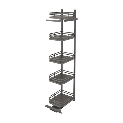 Rev-A-Shelf Flat Wire Swing Out Pantry, Orion Gray, 24"