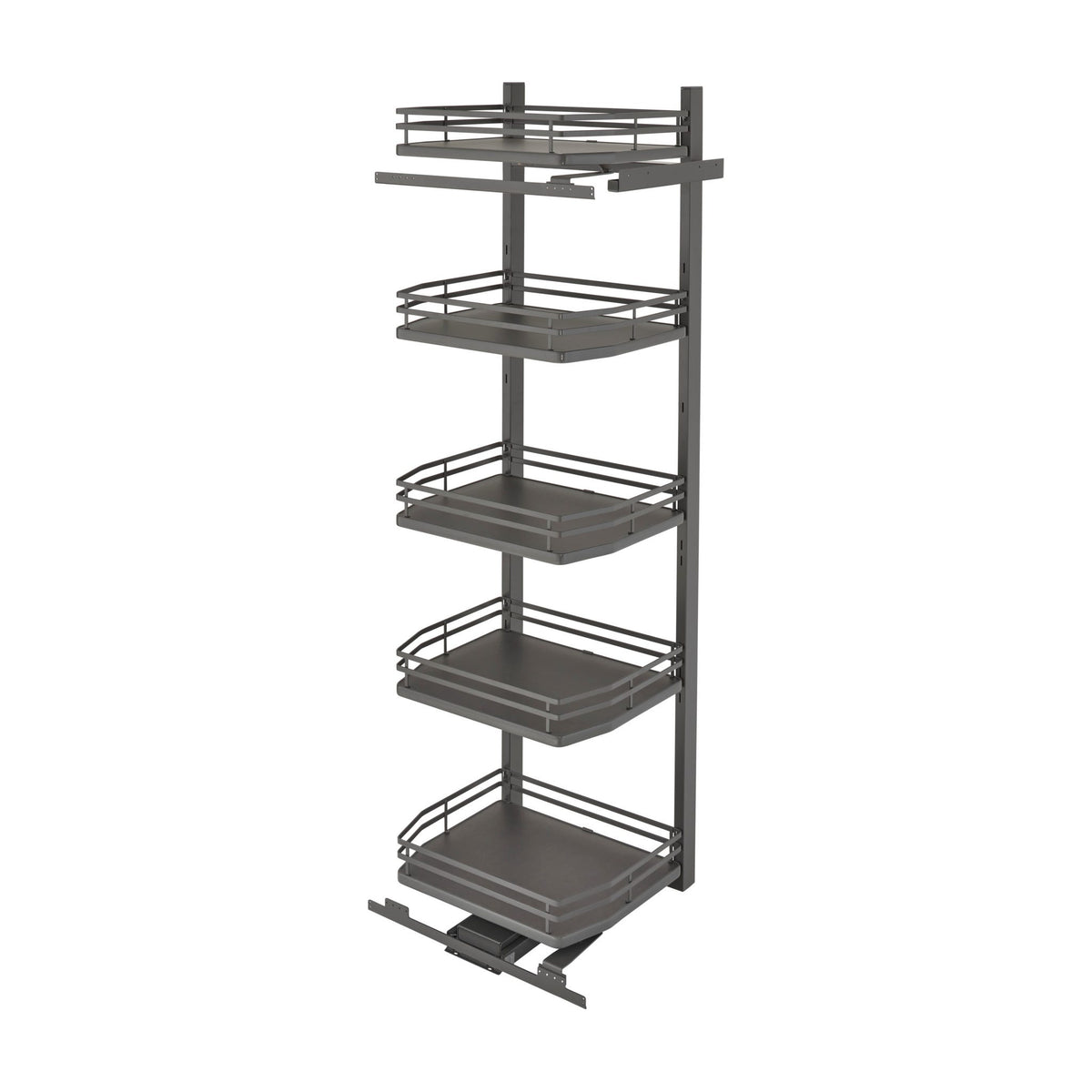 Rev-A-Shelf Flat Wire Swing Out Pantry, Orion Gray, 18"