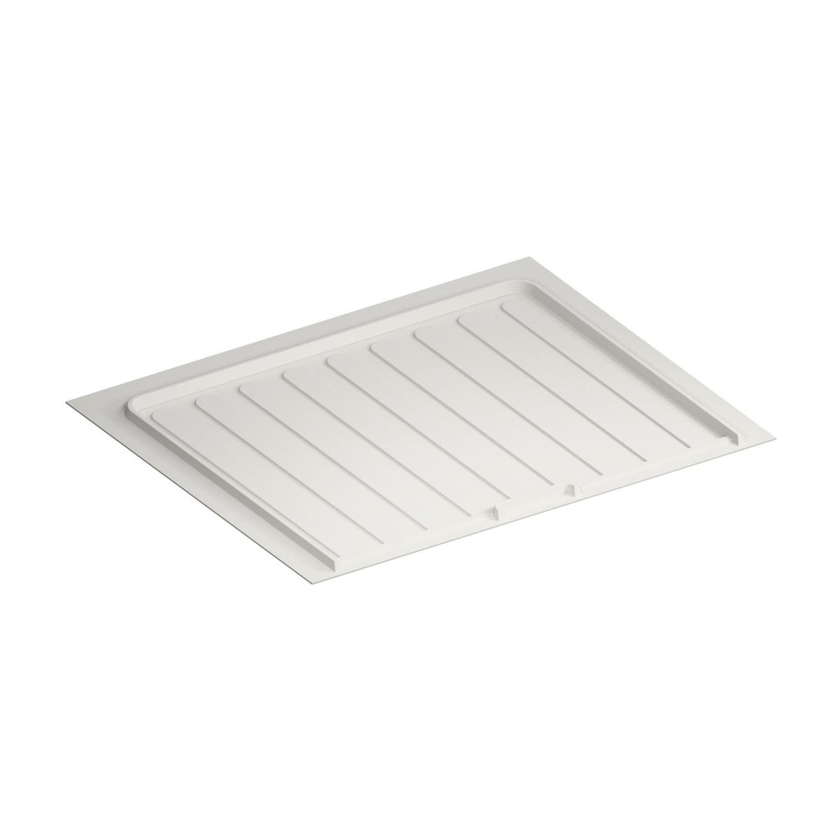 Rev-A-Shelf Flexible Polymer Trim-to-Fit Drip Tray for Sink Base Cabinets, White, 27"