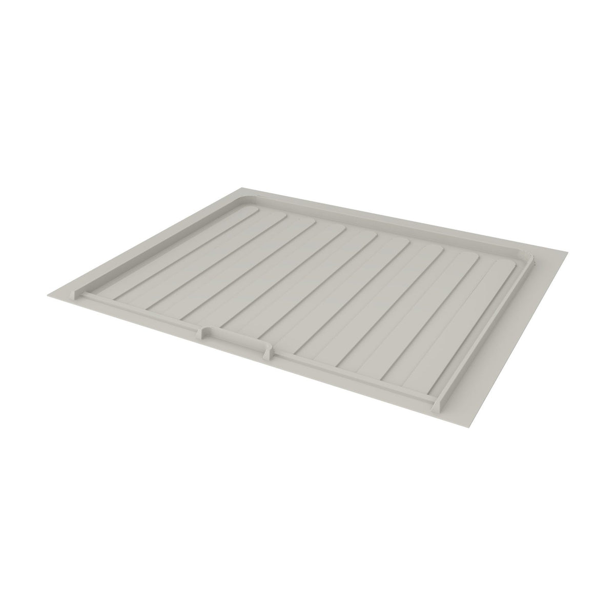 Rev-A-Shelf Flexible Polymer Trim-to-Fit Drip Tray for Sink Base Cabinets, Gray, 27"