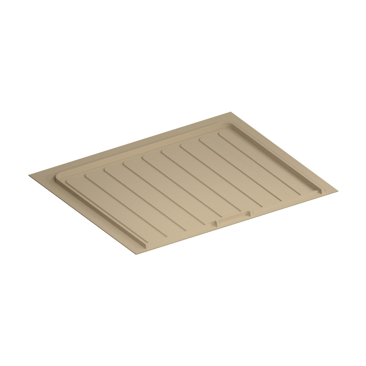 Rev-A-Shelf Flexible Polymer Trim-to-Fit Drip Tray for Sink Base Cabinets, Almond, 27"