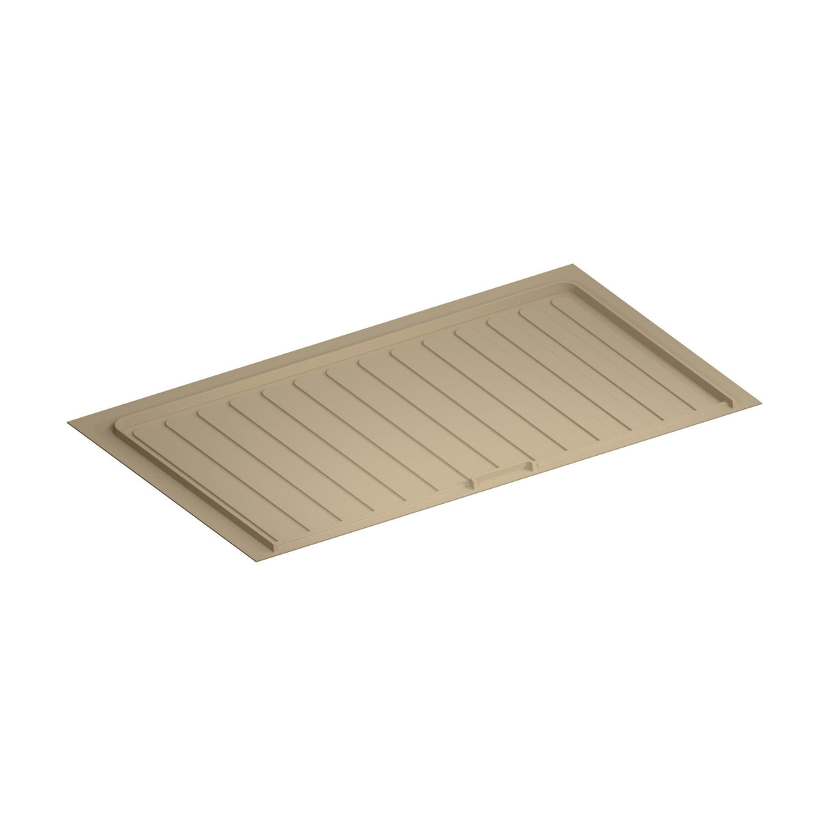 Rev-A-Shelf Flexible Polymer Trim-to-Fit Drip Tray for Sink Base Cabinets, Almond, 39"