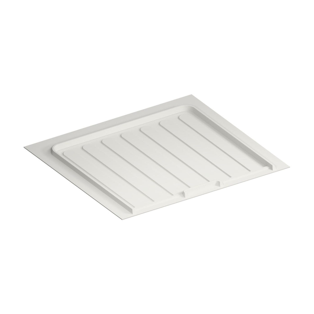 Rev-A-Shelf Flexible Polymer Trim-to-Fit Drip Tray for Vanity Sink Base Cabinets, White, 21"