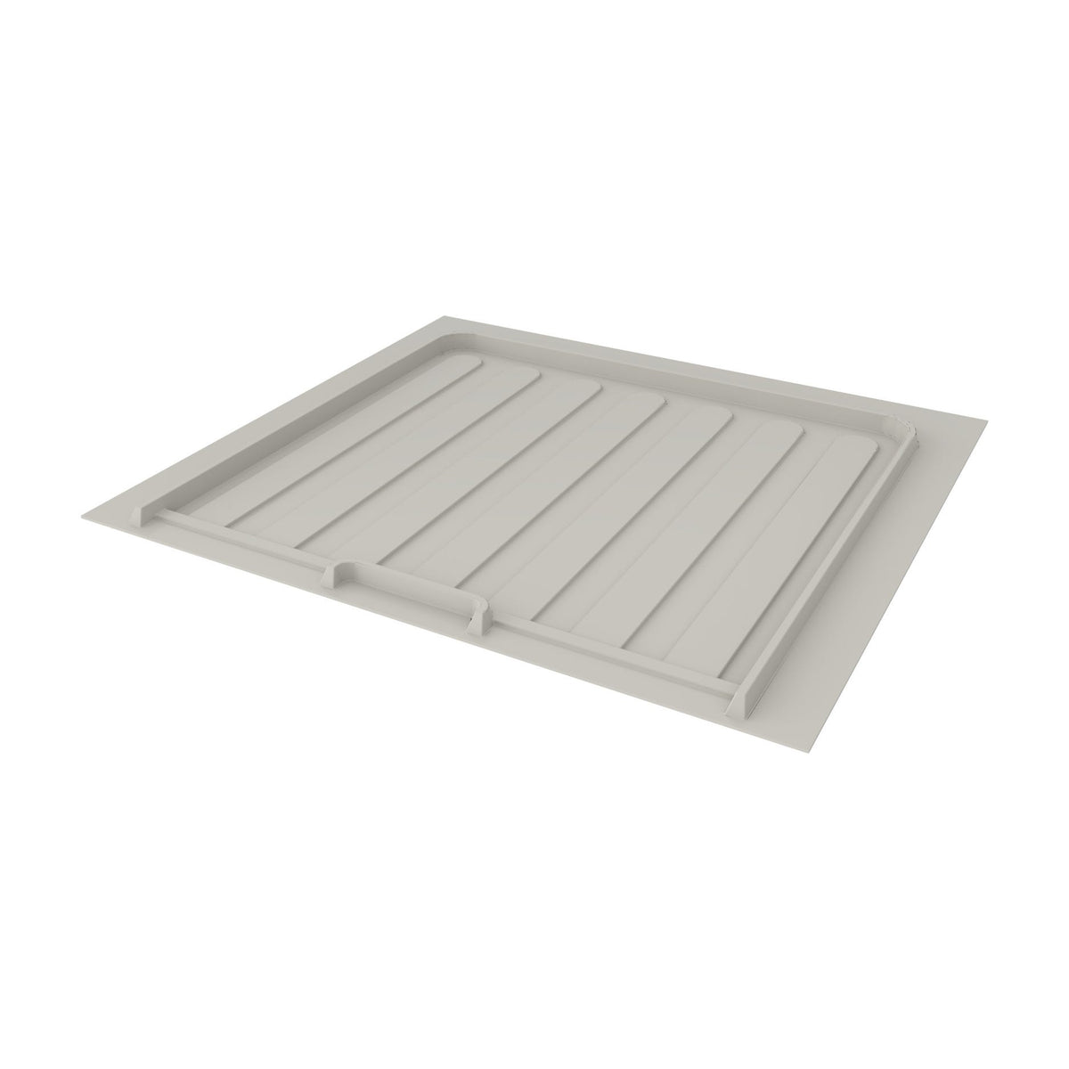 Rev-A-Shelf Flexible Polymer Trim-to-Fit Drip Tray for Vanity Sink Base Cabinets, Gray, 21"