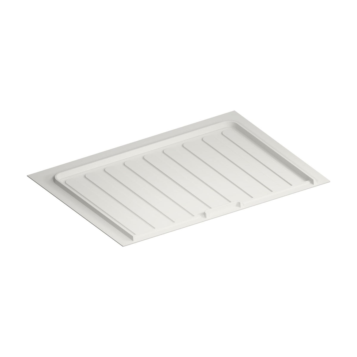 Rev-A-Shelf Flexible Polymer Trim-to-Fit Drip Tray for Vanity Sink Base Cabinets, White, 27"