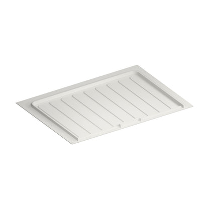 Rev-A-Shelf Flexible Polymer Trim-to-Fit Drip Tray for Vanity Sink Base Cabinets, White, 27"