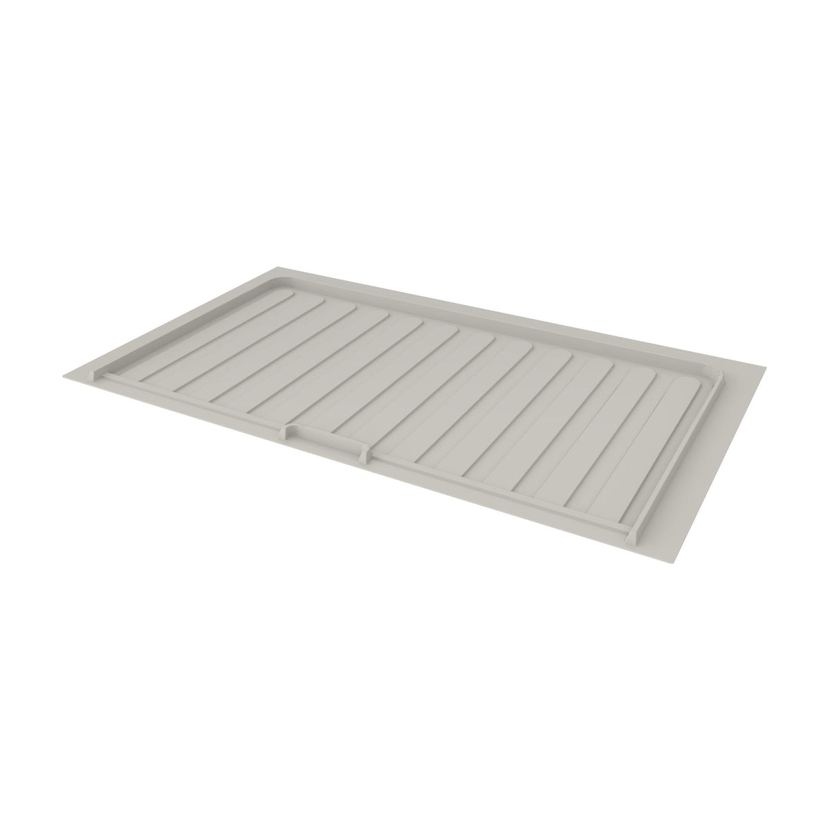 Rev-A-Shelf Flexible Polymer Trim-to-Fit Drip Tray for Vanity Sink Base Cabinets, Gray, 33"