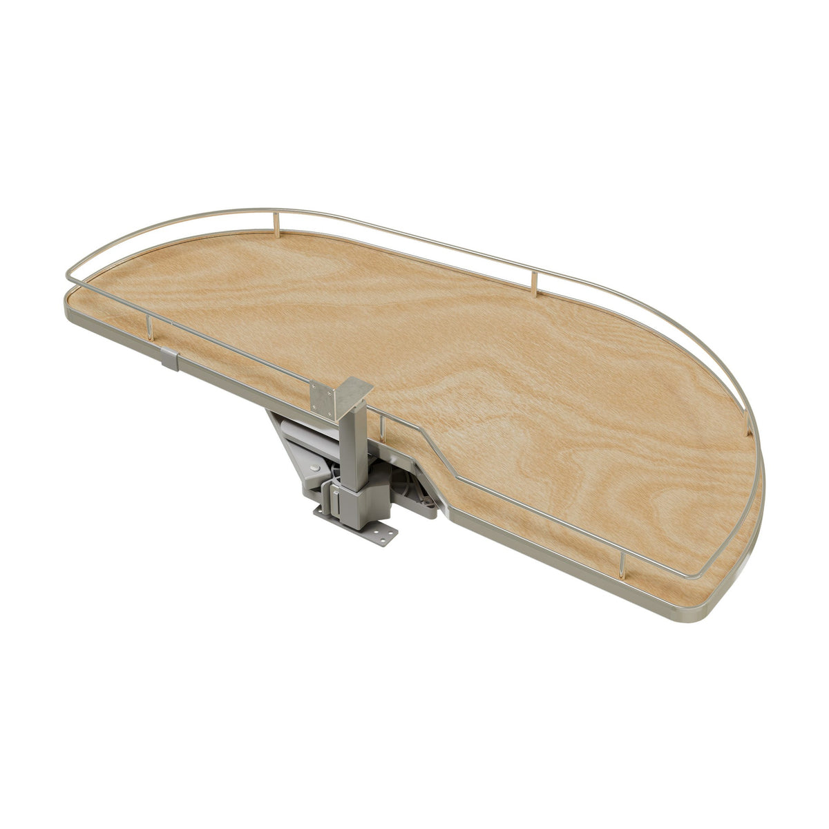 Rev-A-Shelf Girasolo with Contemporary Chrome and Maple Shelves Blind Corner Optimizer, Maple, 18"
