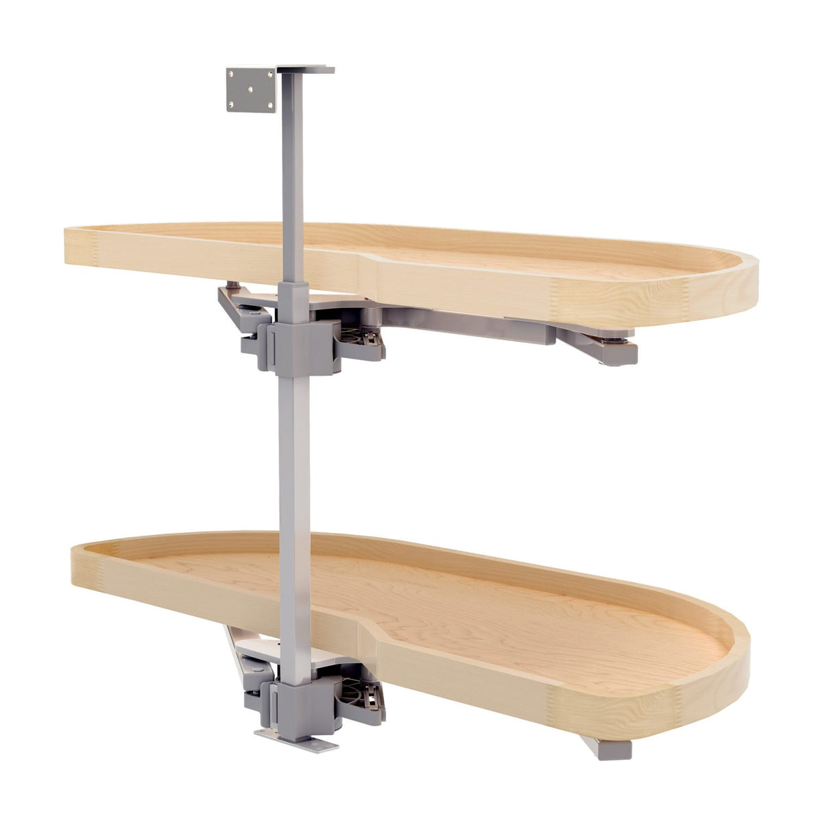 Rev-A-Shelf Girasolo with Wood Classic Shelves Blind Corner Optimizer with Soft-Close, Maple, 18"