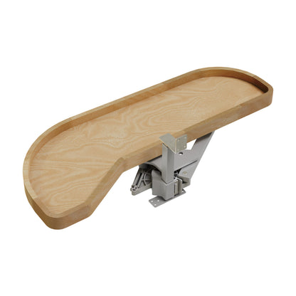 Rev-A-Shelf Girasolo with Wood Classic Shelves Blind Corner Optimizer with Soft-Close, Maple, 12"